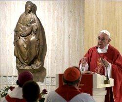 El Papa Francisco ha predicado sobre el mandato de Jesús de dar gratis lo que gratis se ha recibido
