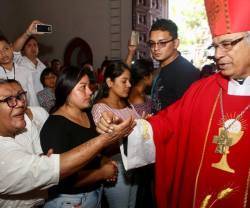 El cardenal Brenes, arzobispo de Managua, pide a los enviados de la OEA tratar con la gente de las calles y barrios