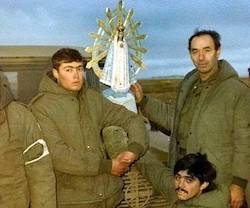 Soldados que combatieron en las Malvinas, agradecidos a la Virgen de Luján: salvó la vida de muchos