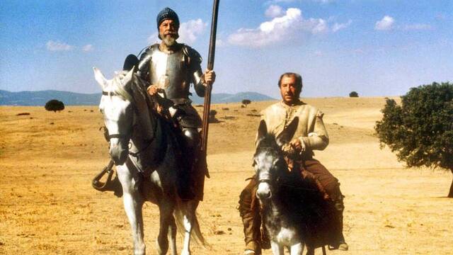 Don Quijote y Sancho Panza.