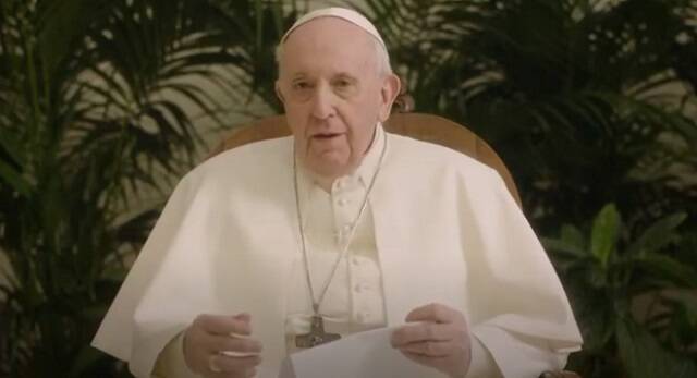 El Papa ha participado en esta jornada vía online
