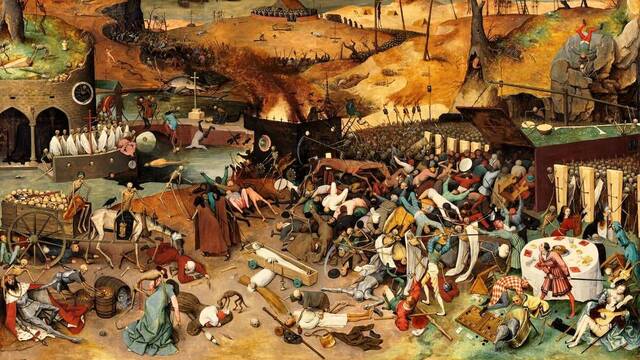 El triunfo de la Muerte de Bruegel.