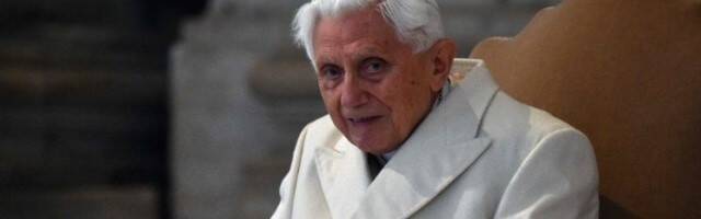 El hoy Papa emérito Benedicto XVI, en 2015, siendo aún Papa en ejercicio