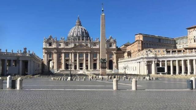 Plaza de San Pedro en el Vaticano