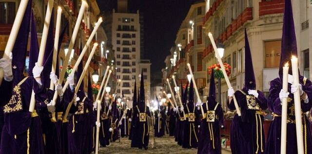 Una escena de la Semana Santa en Málaga antes de la pandemia del coronavirus