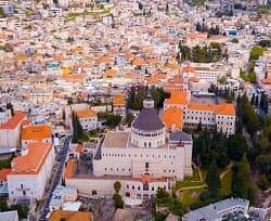 Imagen aérea de Nazaret