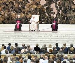 El Papa Francisco comenta la Carta a los Gálatas y la doctrina de la justificación en su audiencia pública de miércoles