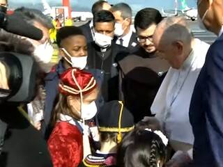 El Papa Francisco ya está en Grecia