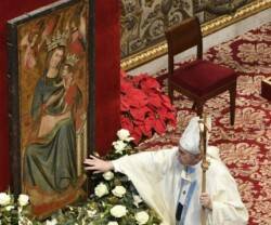Papa Francisco en la primera misa de 2022.