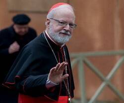 El cardenal O'Malley saluda