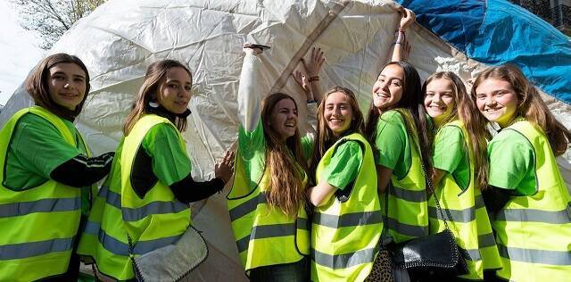 Voluntarias del Sí a la Vida en Madrid en 2019, la última antes de la pandemia... ahora, la defensa de la vida vuelve a las calles de España