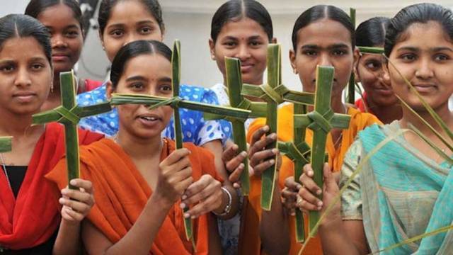 Cristianas en la India. 
