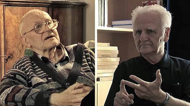 Silvester (Silvo) Krcméry (1924-2013) y el padre Vladimír (Vlado) Jukl (1923-2012).