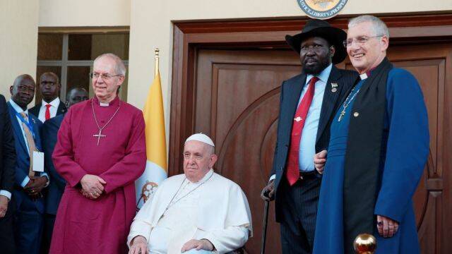 El Papa Francisco en Sudán del Sur. 