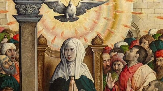 'La venida del Espíritu Santo' de Juan de Flandes.
