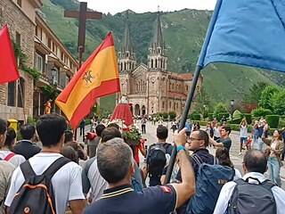 N.S. de la Cristiandad: llegada a Covadonga