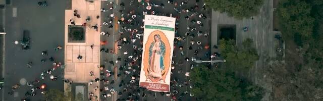 Virgen de Guadalupe en México. 