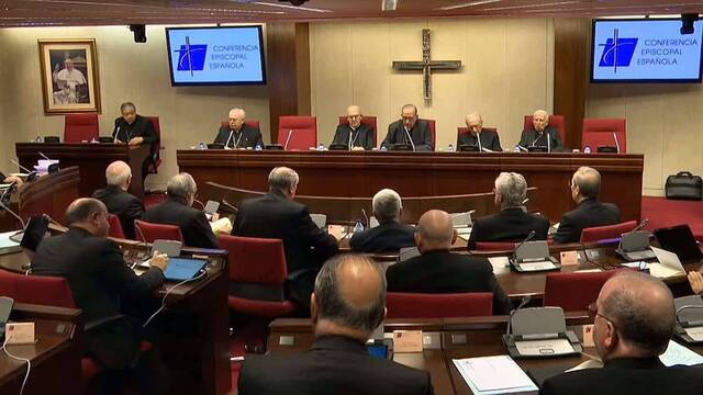Asamblea plenaria de la conferencia episcopal española.