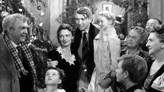 Una de las escenas más célebres de la historia del cine: 'Qué bello es vivir [It's a wonderful life]' de Frank Capra (1946).