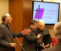 Omella, Cobo y Rouco en la plenaria de obispos españoles de marzo de 2024