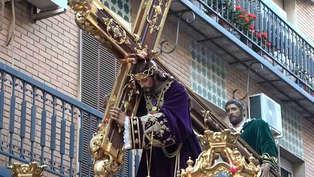 Procesión de Nuestro Padre Jesús Nazareno en Jaén, en la Semana Santa de 2023.