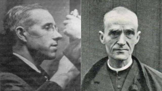 El laico Antonio Tort (izquierda) y el sacerdote Cayetano Clausellas, martirizados en 1936 que serán beatificados.