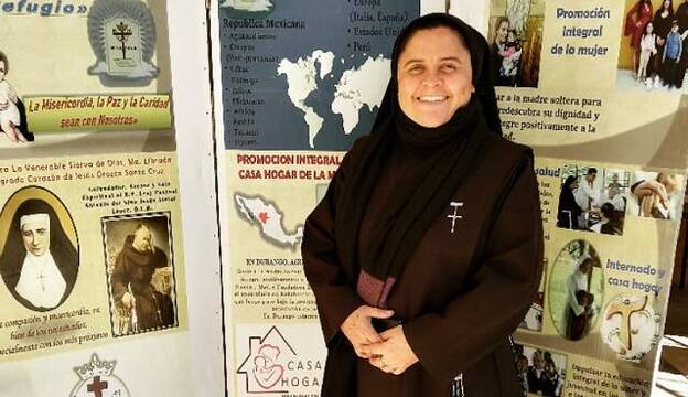 La Hermana Guadalupe Valdez, de las franciscanas del Refugio, habla de su trabajo con mamás solas en Durango