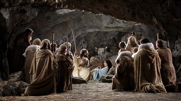 El belén, en una escena de la película 'Natividad'.