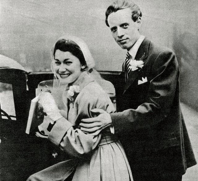 Pat McGoohan y su esposa, Jean Drummond.