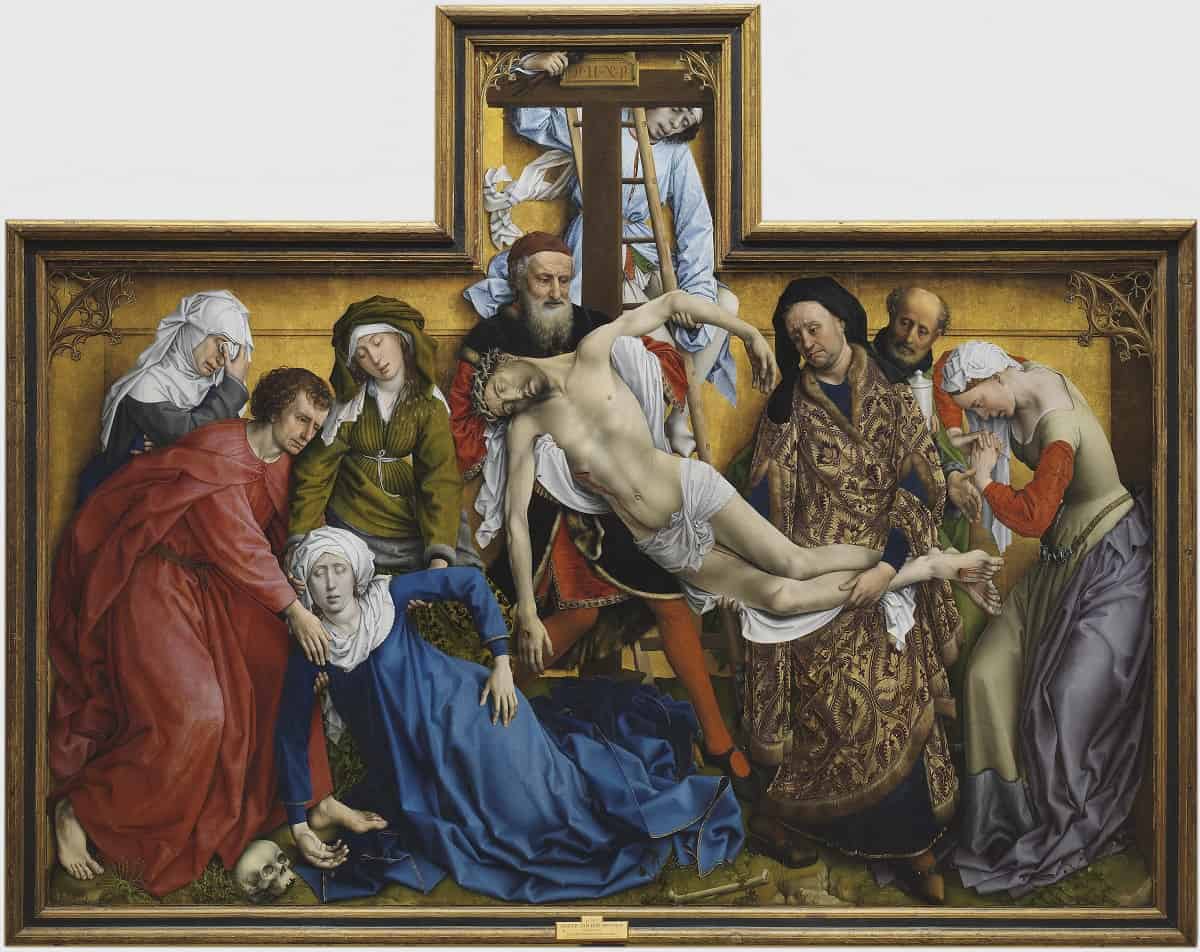 El Descendimiento, de Van der Weyden, en el Museo del Prado