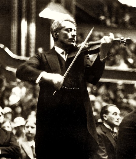 Fritz Kreisler, en un concierto en 1932 en el Royal Albert Hall de Londres. 