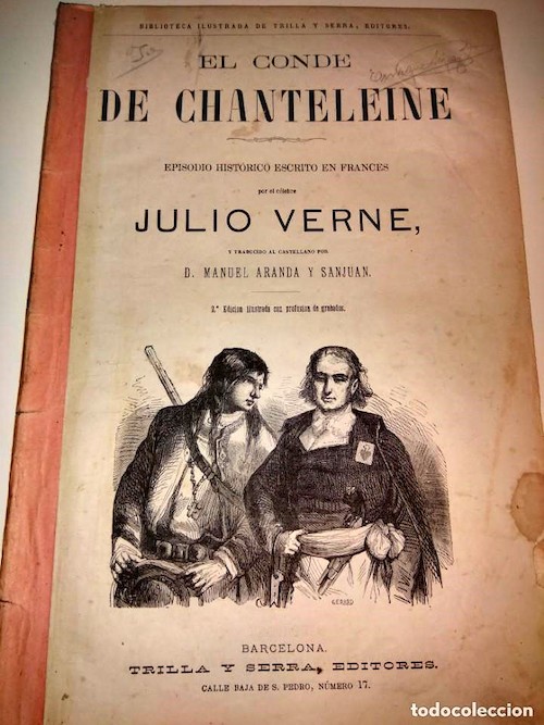 Una edición española antigua de 'El conde de Chanteleine'.