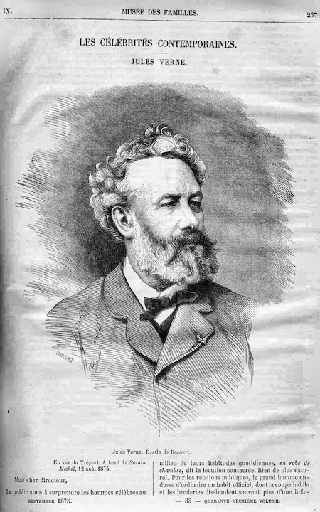 Un retrato de Julio Verne, ya considerado una 