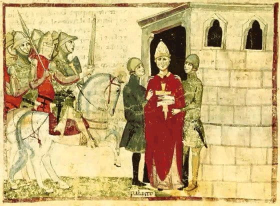 Mercenarios franceses arrestan al Papa Bonifacio VIII