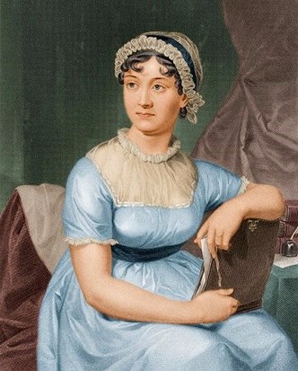 Retrato de Jane Austen basado en un dibujo de ella hecho por su hermana.