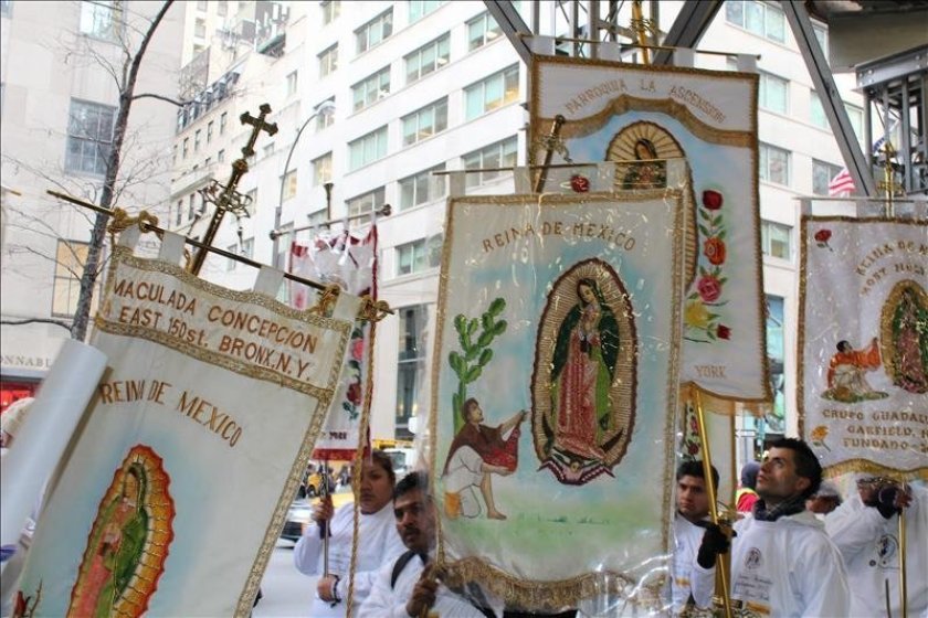 Virgen de Guadalupe en Brooklyn. 