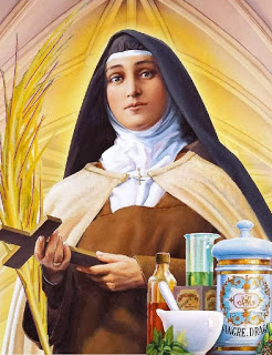 icono de la beata mártir carmelita farmacéutica Elvira Moragas