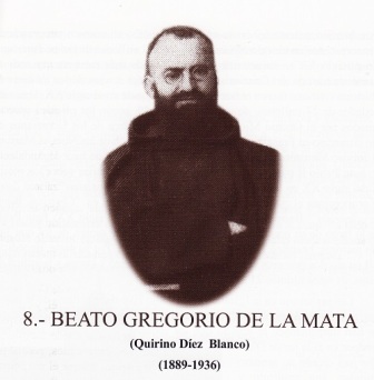 estampita del beato mártir capuchino Gregorio de la Mata, Quirino Díez