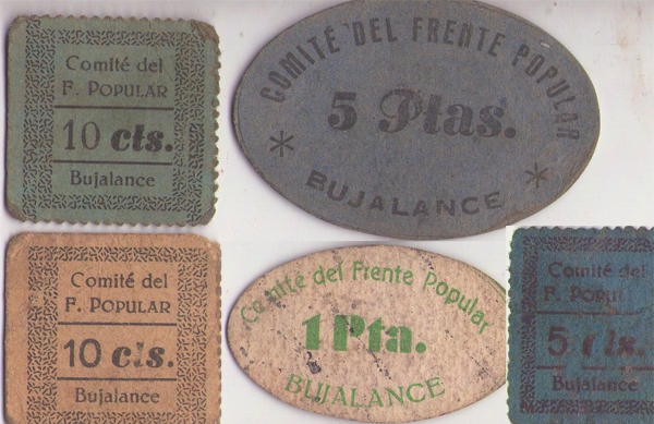 Dinero anarquista de 1936 en Bujalance