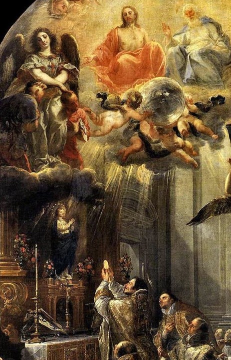 Misa de San Juan de Mata, de Juan Carreño de Miranda (1666). Museo del Louvre.