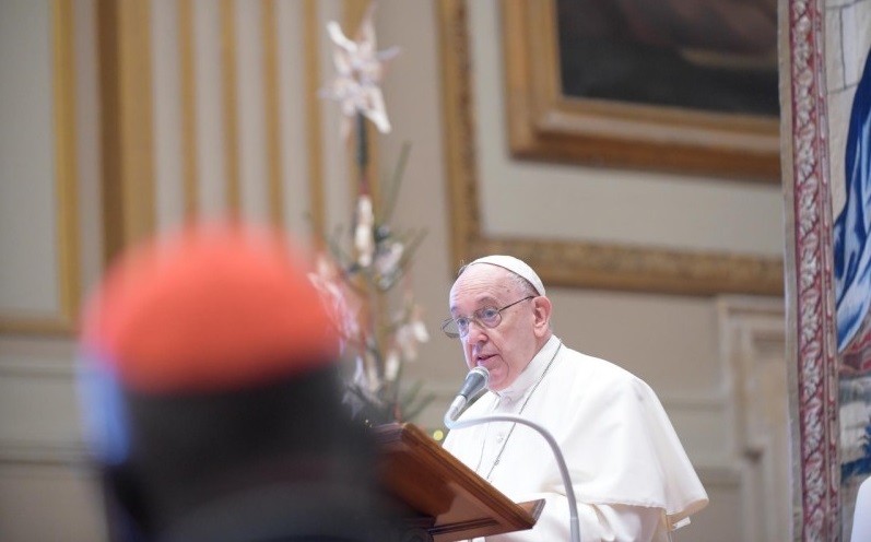 El Papa Francisco en su discurso a la Curia Romana