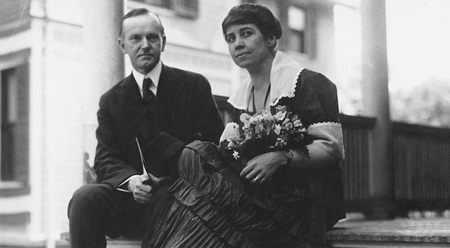 Calvin y Grace Coolidge.