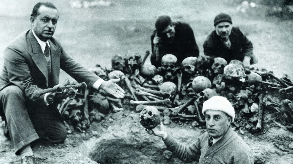 Fosas comunes del genocidio armenio.