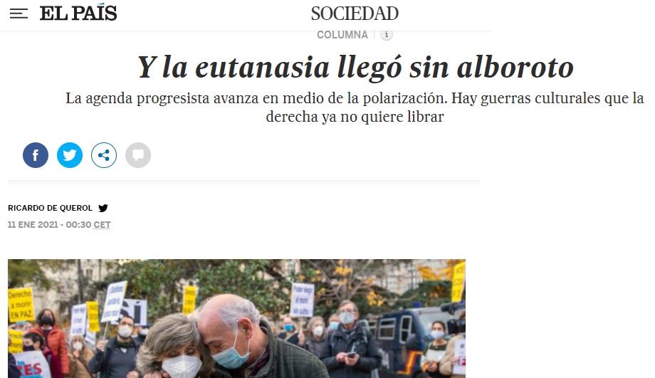 Noticia de El País.