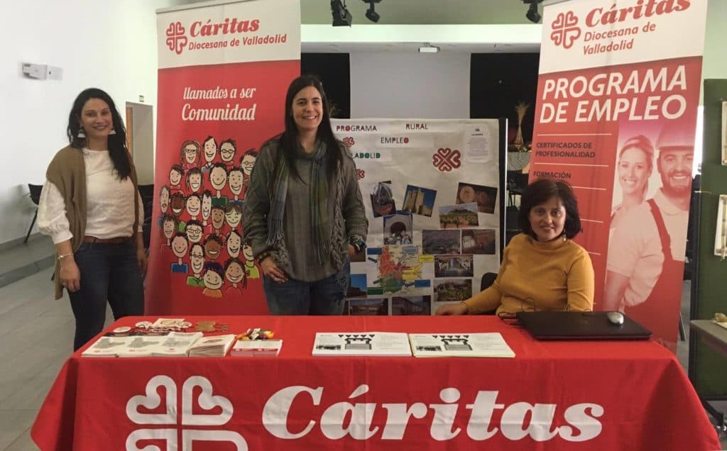 Debido a su red local por toda España, Cáritas tiene capacidad de usar fondos europeos para formar a personas con dificultades para tener empleo