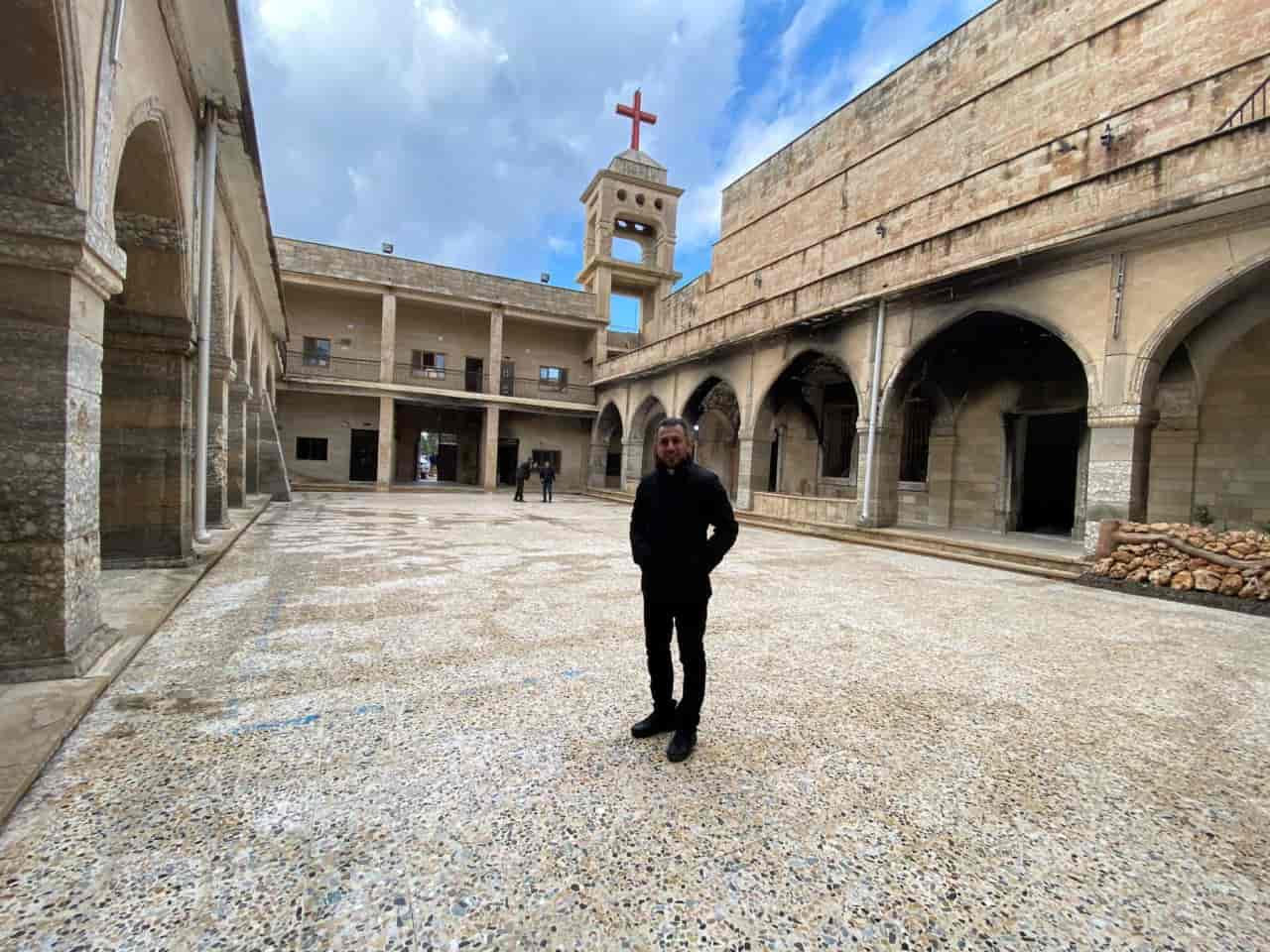 Iglesia en Tel Kaif, pueblo cristiano cerca de Mosul