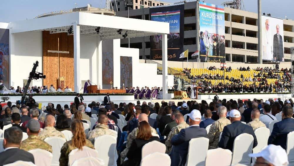 Misa del Papa Francisco en Erbil, capital de la autonomía kurda