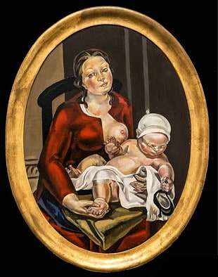 La Maternidad oval, de Maria Blanchard