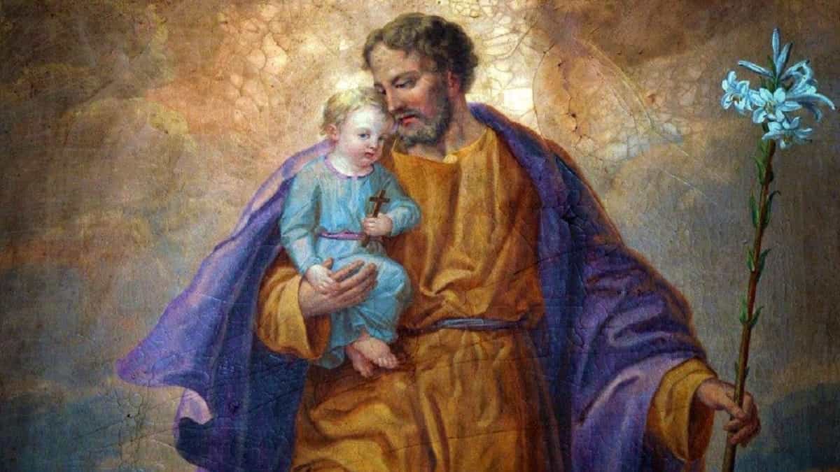 San José, con el Niño Jesús