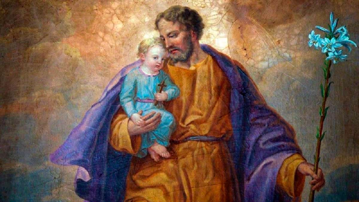 San José, con el niño Jesús